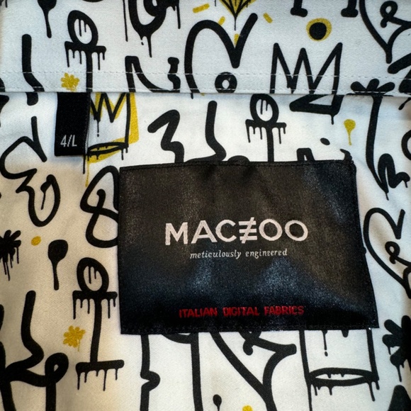 Maceoo Fibonacci King White Button Down Shirt - Picture 3 of 7